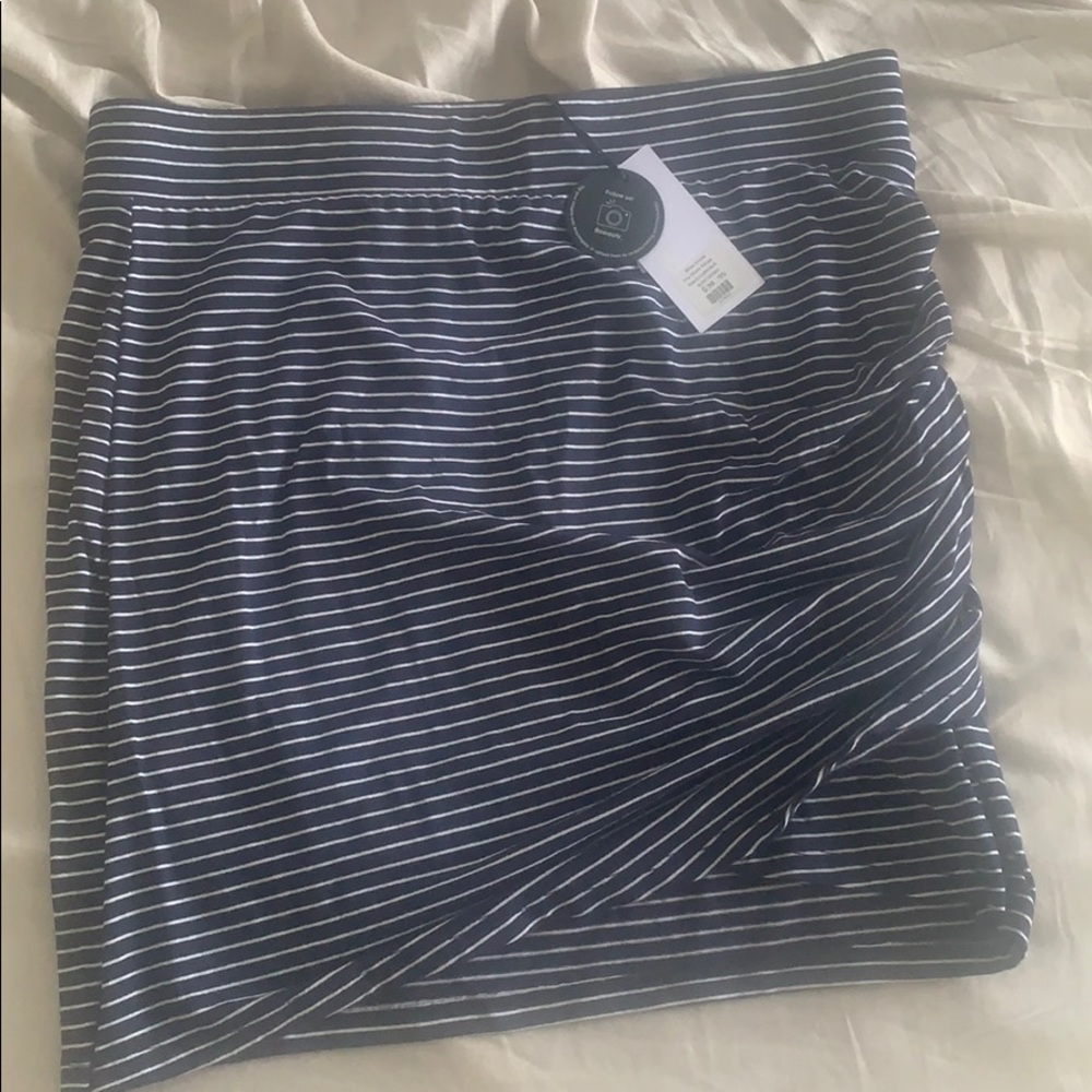 Mini striped skirt
